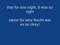 The Corrs - One Night (lyrics) 