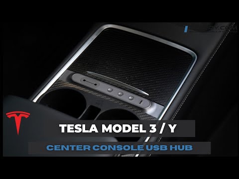 How to Install Tesla Model 3 / Y Center Console USB Hub | TESERY