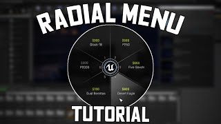 How to make Radial menu in UE4