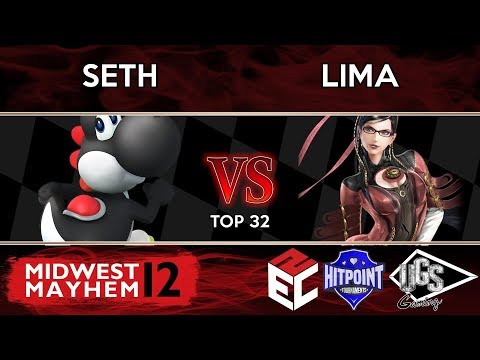 Midwest Mayhem 12 Top 32 - Seth (Yoshi) Vs. Lima (Bayonetta)