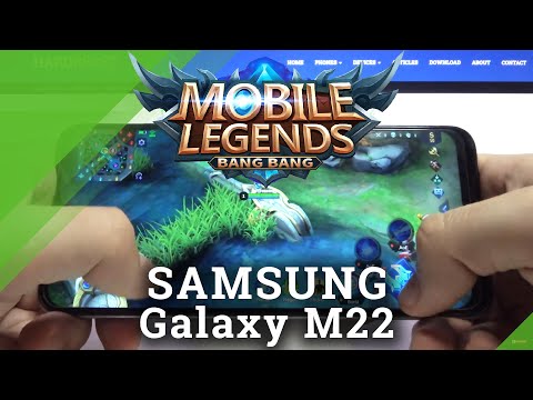 Samsung Galaxy M22 - Mobile Legends Game & Settings Review