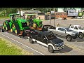 HAULING HEAVY OVERSIZED LOADS CHEVY VS FORD VS DODGE DIESEL FS25