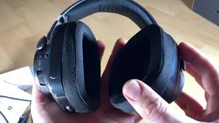 Logitech G533 Wireless Gaming Headset – DTS 7.1 Surround Sound Pro-G Audio unboxing and instructions