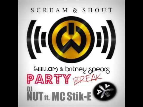 Dj Nut ft. MC Stik-E - Scream and Shout (PartyBreak) AV8 Records NYC