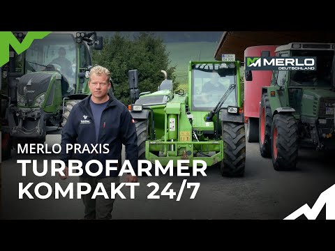 Check Merlo Teleskoplader: Kompakt Einsatz in harten Zeiten (Biogas/Stall/Events/Weinbau)