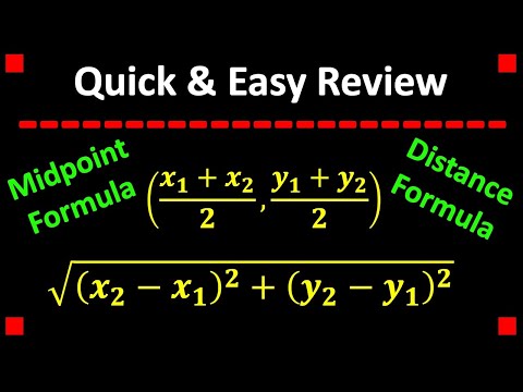 Using the Distance Formula & Midpoint Formula ❖ Algebra 1