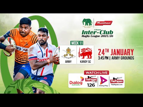 Army SC vs Kandy SC - Maliban Inter-Club Rugby League 2025/26