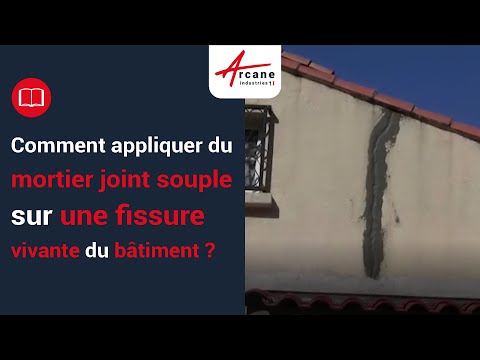 comment traiter les fissures d'un mur