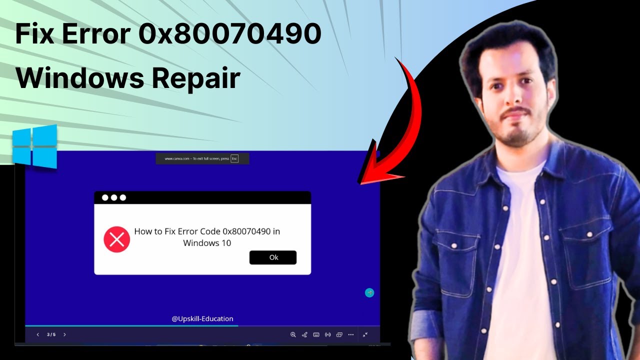 How To Fix Error Code 0x80070490 in Windows 10 Step By Step Full Guide
