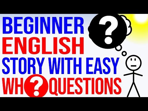 Learn English Wh-Questions Easily With A Simple Story: Tim Is Thirsty ? Grammar Listening Practice