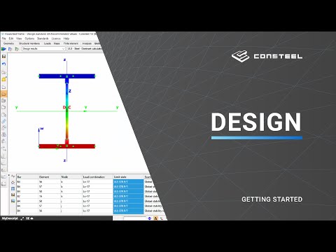 Getting started with Consteel - How to design your structure and interpret the results? - Stability