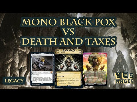 Death and Taxes vs Mono Black Pox [MTG Legacy]