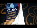 Oxford Advance Learners Dictionary By Hornby 10 Th Edition Book Review With Care Anish Das