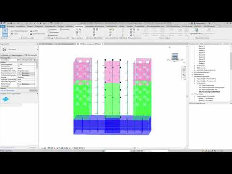Erdbeben Tutorial Teil 2 - Definition von Aussteifungswänden. BIM mit SOFiSTiK: Erdbebenbemessung.