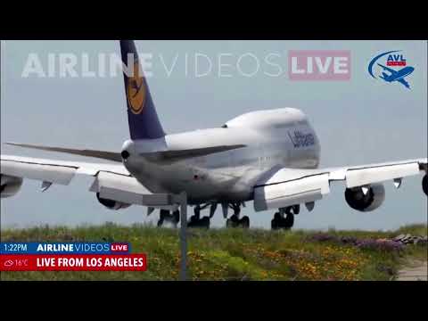 Schwierige Landung für Lufthansa-Maschine in Los Angeles
