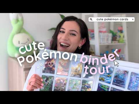 my cute Pokémon card binder tour! ⋆.𐙚 ̊🌸
