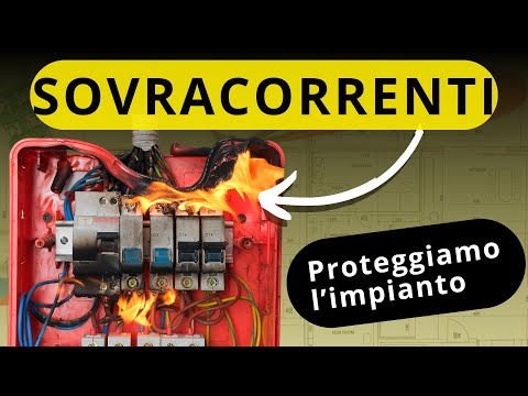 18-Impianti elettrici, interruttore magnetotermico, sovraccarico, cortocircuito, curva d'intervento