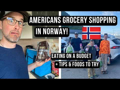 Americans Grocery Shopping in Norway ǀ Eating in Norway on a Budget + Norwegian Foods to Try