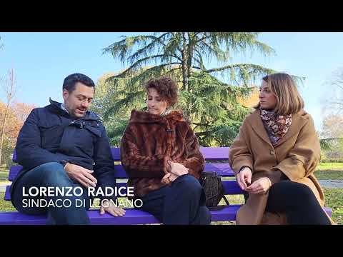 Al Parco Castello di Legnano una panchina viola per l’Alzheimer