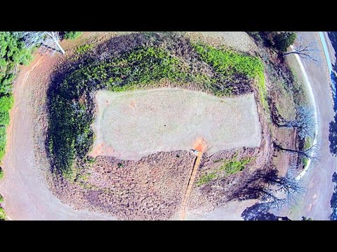 Aerial View Of Kolomoki Mounds, Georgia - Built 1500 Years Ago