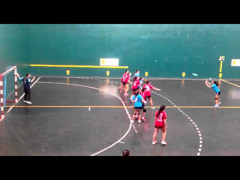 Gol desde extremo dcho.  URDULIZ MGS SEGUROS- ERROTABARRI ESKUBALOIA