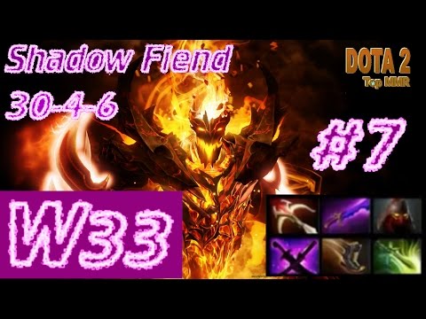 #7 Dota2 Top MMR - w33 plays Shadow Fiend - 7772 mmr -  (30-4-6)