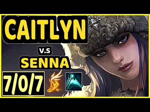 SARKIS (CAITLYN) vs SENNA - 7/0/7 KDA BOTTOM ADC GAMEPLAY - BR Ranked GRANDMASTER