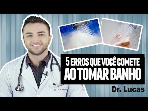 5 Erros que cometemos durante o banho