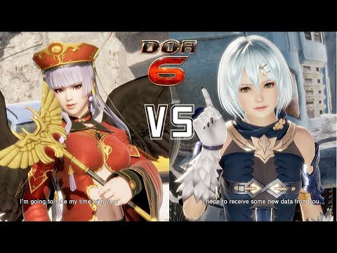 DOA 6 Nyotengu vs NiCo Atelier x Gust Mashup Season 4 Pass Max Difficulty Level 8 | Dead or Alive 6