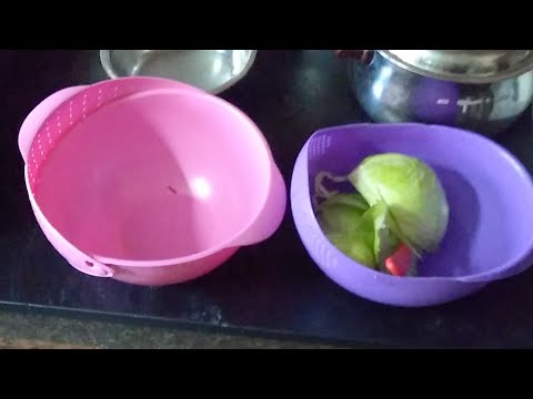 Deodap multicolor fruit bowl foldable rice bowl, colander (0...
