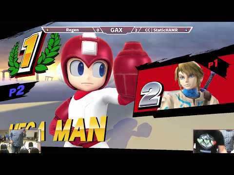 GAXS 2018 Smash 4 Pools - Regen (Zelda, Link) vs StaticHAMR (Megaman)