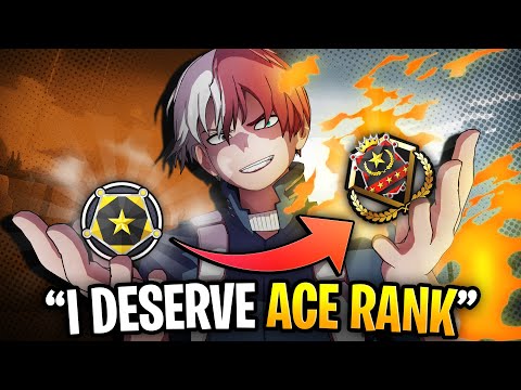 Delusional Hardstuck Pro Rank Says He Deserves Ace Rank. GONE WRONG! My Hero Ultra Rumble