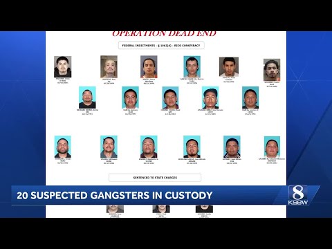 'Operation Dead-End' nets 20 East Salinas gang suspects in RICO indictment