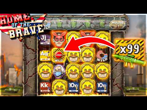 BIGGEST WIN On HOME OF THE BRAVE SLOT!! (MAX MULTI)