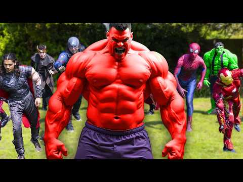 Red Hulk VS The Avengers!