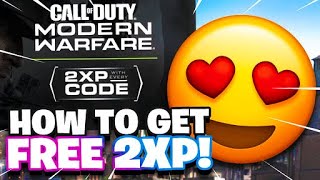 HOW TO GET HOURS OF FREE DOUBLE XP AND DOUBLE WEAPON XP TOKENS ON MODERN WARFARE!
