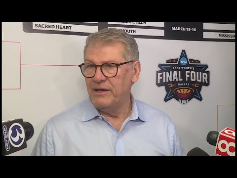 UConn Head Coach Geno Auriemma reacts to win over Baylor | Full Interview