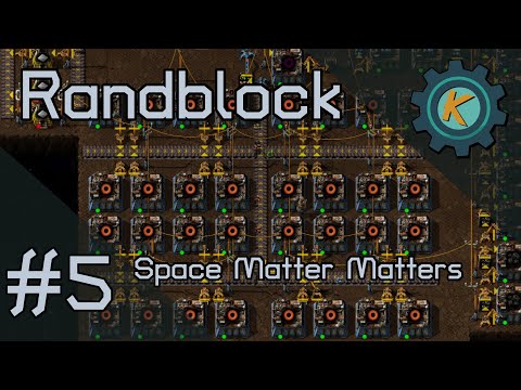 Factorio Randblock #5 - Space Matter & Landfill Automation