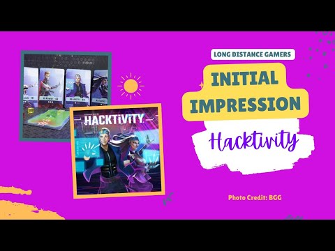 Hacktivity: Initial Thoughts