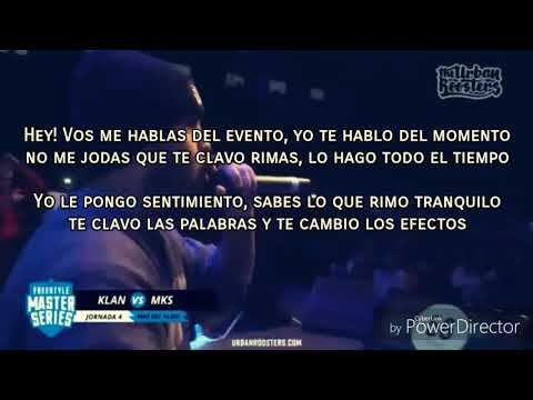 MKS vs KLAN / MINUTAZO LETRA 🔥