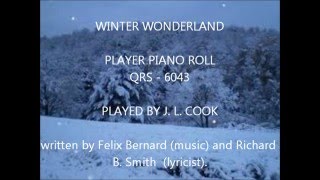 WINTER WONDERLAND - PLAYER PIANO MUSIC