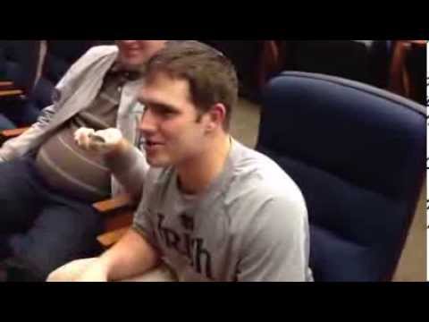 Troy Niklas interrupts Cam McDaniel interview