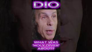 RONNIE JAMES DIO explains what 'Holy Diver' was actually about             #dioshorts
