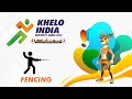 FENCING LIVE 🤺  Khelo India University Games 2022 | DD Sports