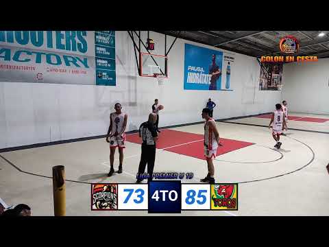 LIGA PREMIER U 19 MASCULINO TOROS DE CHIRIQUI  CONTRA UNION BASKETBALL