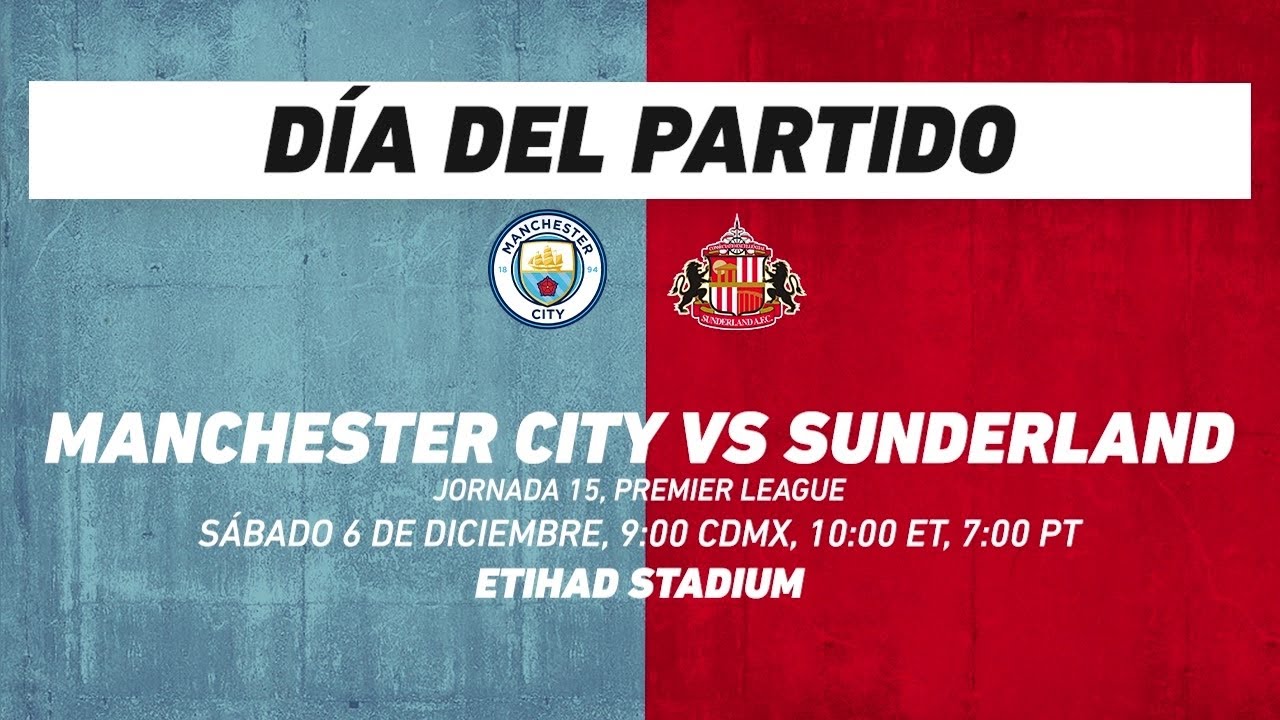Manchester City vs Sunderland, frente a frente: Premier League
