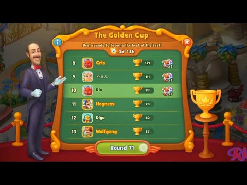 Gardenscapes level 8846 Round 61 - 75 ❤️ Gameplay Well Done