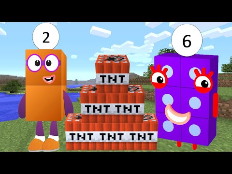 Numberblocks Play Minecraft