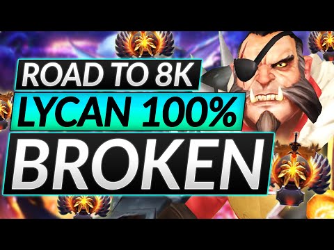 SMURFING AT 8K MMR -  SCARY LYCAN CARRY - PRO Tips ANALysis - Dota 2 Guide