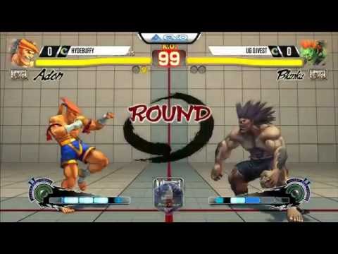 HydeBuffy (Adon) vs UG DjVest (Blanka) - EVO 2015 USF4 Pools - 720p/60fps